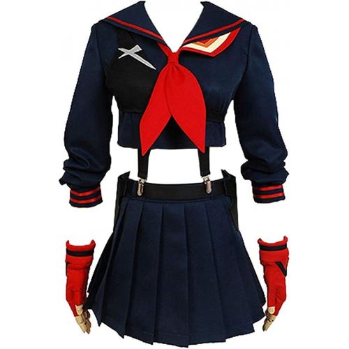  할로윈 용품Ya-cos Halloween Girls Battlesuit Ryuko Matoi Dress Outfit Cosplay Costume