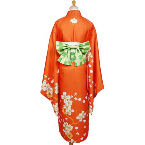  할로윈 용품Ya-cos Hiyoko Saionji Cosplay Outfit Kimono Halloween Party Fancy Dress Costume with Hair Clips Bows