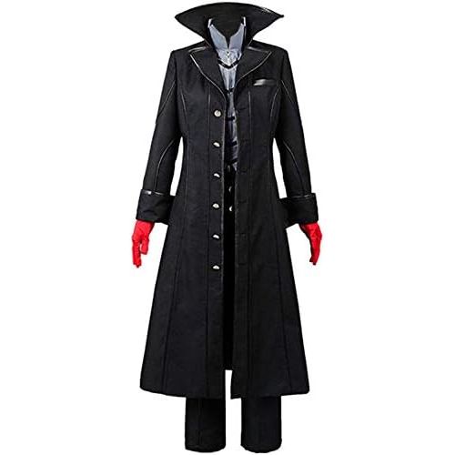  할로윈 용품Ya-cos Persona 5 Dancing Star Night Joker Protagonist Akira Kurusu Cosplay Costume Suit