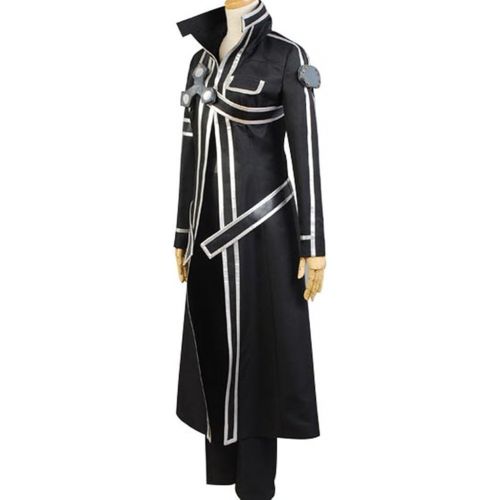  할로윈 용품Ya-cos Mens Sword Art Online Kirito Cosplay Costume Battle Suit Black