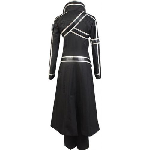  할로윈 용품Ya-cos Mens Sword Art Online Kirito Cosplay Costume Battle Suit Black