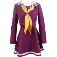 할로윈 용품Ya-cos NO Game NO Life Shiro Sailor Suit Cosplay Uniform Costume