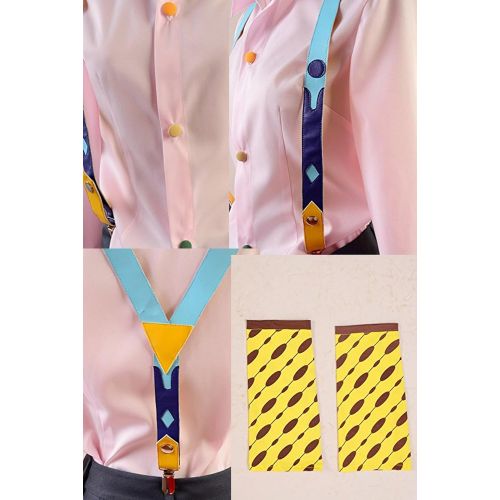  할로윈 용품Ya-cos Cosplay Shirt Suspender Rei/Juuzou/Juzo Suzuya Costume Full Set Attire Outfit Pink