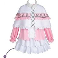 할로윈 용품Ya-cos Miss Kobayashi-san Dragon Maid Kanna Costume Outfit Cosplay Uniform Dress Pink