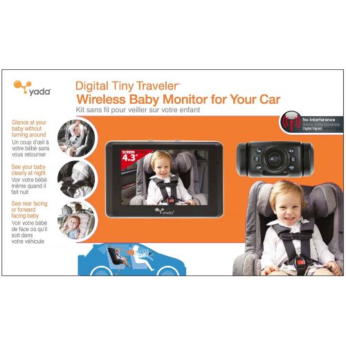  Yada (BT53901F-2 Tiny Traveler Matte Black 4.3 Digital Wireless Baby Monitor