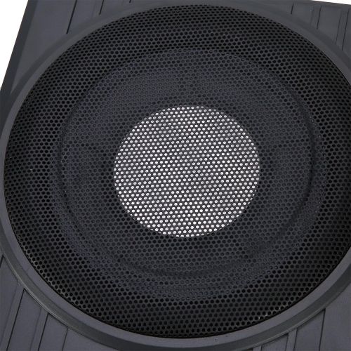  YaeCCC 10 Inch 12V 250W Black Ultra-Thin Under Seat Car Active Sub Woofer Bass Speaker