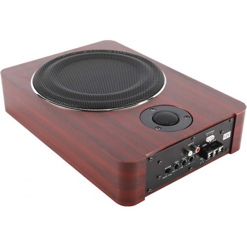  Yaeccc 8 600W Under Seat Car Active Sub Woofer Speaker Stereo Bass Audio Powered Amp