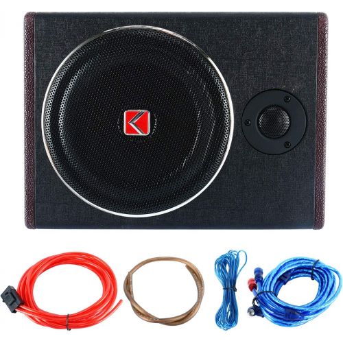  Yaeccc 8 600W Active Under Seat Car Sub Woofer Stereo Power Amplifier Enclosure Speaker