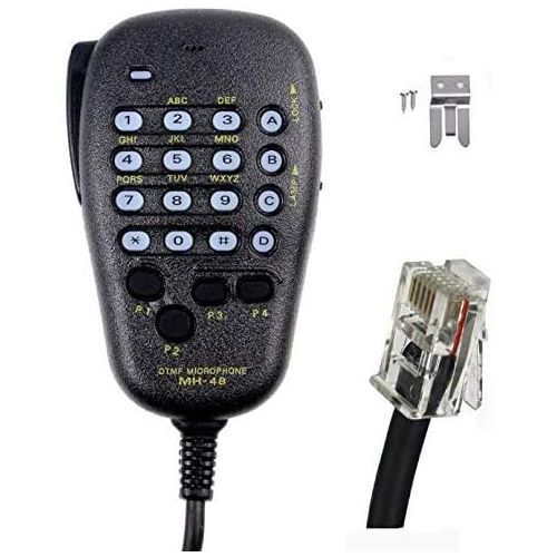  Yaesu Original MH-48A6JA DTMF Hand Microphone - Compatible with FTM-350, FT-1900R, FT-2900R, FT-7800R, FT-8800R, FT8900R