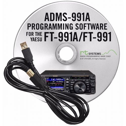  Yaesu FT-991A Accessory Bundle - 6 Items: Includes Yaesu Desk Mic, 23A PSU, Matching External Speaker, RT Systems Prog. SoftwareCable Kit, Nifty! Mini-Manual and Ham Guides TM Qui