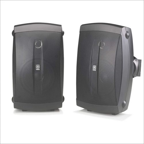야마하 Yamaha NS-AW150BL 2-Way Outdoor Speakers (Pair, Black)