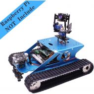 [아마존핫딜][아마존 핫딜] Yahboom Professional Raspberry Pi Tank Smart Robot Kit WiFi Wireless Video Programming Electronic DIY Robot Kit for Teens and Adults Compatible Pi 4B / 3B+(Raspberry Pi not Include
