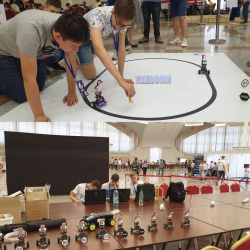  [아마존베스트]Yahboom Robot Kit for Microbit STEM Education for Kids to Programmable BBC Micro:bit DIY Toy Car with Tutorial Electronic Science for 8+ (Without Micro bit)