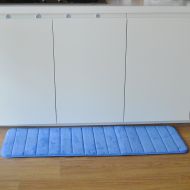 Yaheeda Anti-Fatigue Memory Foam Runner 47 x 19 Extra Long Ultra Soft HD Bathroom Rubber Back Anti-slip Water Resistant Rug Mat for Kitchen and Bathroom