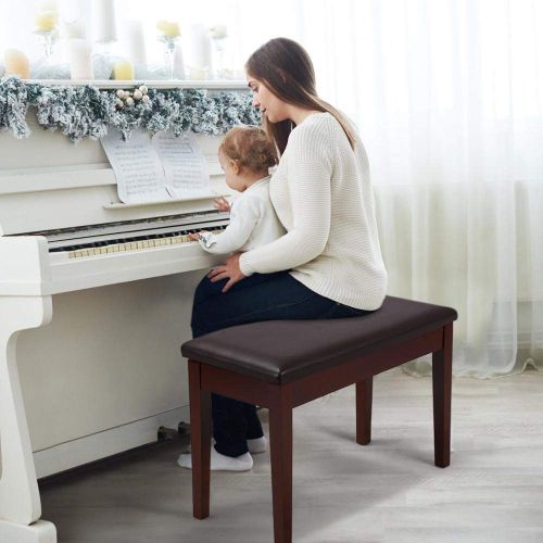  Yaheetech Padded Piano Bench Storage Bench Stool Keyboard Benches Chairs Seat Perfect for Piano Zither Guitar Fork Music Wind Music & Most Other Musical Instruments