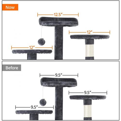  [아마존 핫딜]  [아마존핫딜]Yaheetech 51 Cat Tree Tower Condo Furniture Scratch Post for Kittens Pet House Play