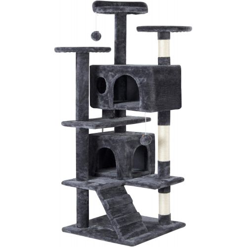  [아마존 핫딜]  [아마존핫딜]Yaheetech 51 Cat Tree Tower Condo Furniture Scratch Post for Kittens Pet House Play