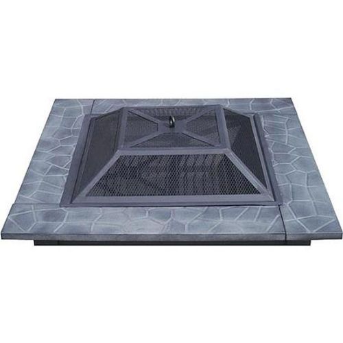  Yaheetech Axxonn 32 Alhambra Fire Pit with Cover Includes Safety Mesh Screen Lid and Safety Hand Tool