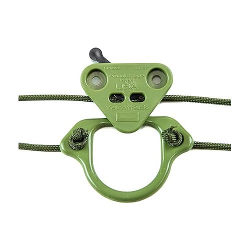  YakAttack LeverLoc Anchor Trolley - Olive Green - AMS-1003-OG