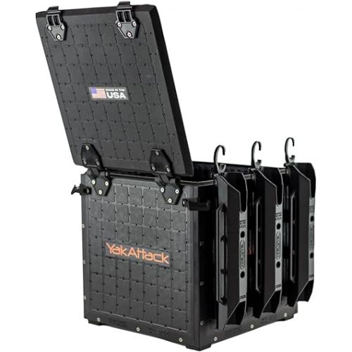  YakAttack BlackPak Pro Kayak Fishing Crate - Multiple Colors and Sizes | Kayak Fishing Accessories