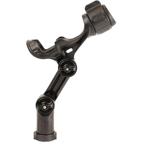  YakAttack Omega Pro Rod Holder with LockNLoad Track Mounting Base, Black, RHM-1002