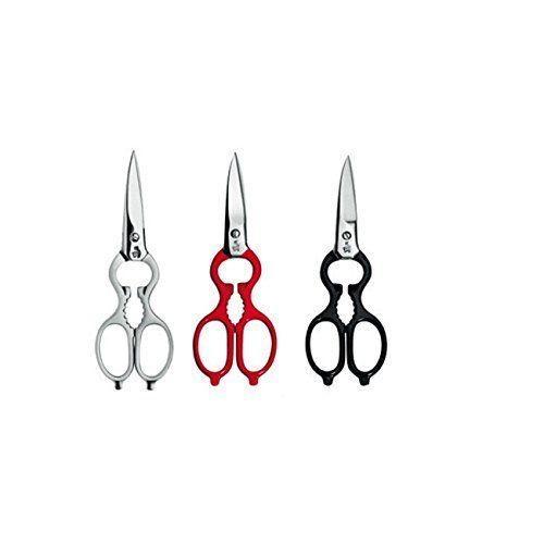  Yakanya Henkerun kitchen shears stainless Henkel kitchen scissors satin (stainless steel) cuisine scissors