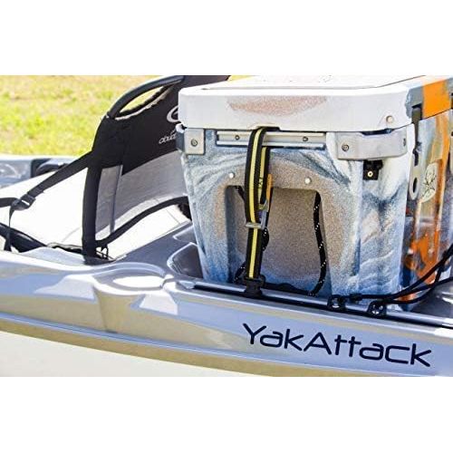  [아마존베스트]YakAttack Yakattack Track Mount Vertical Tie Downs 2 Pack (AAP-1025)