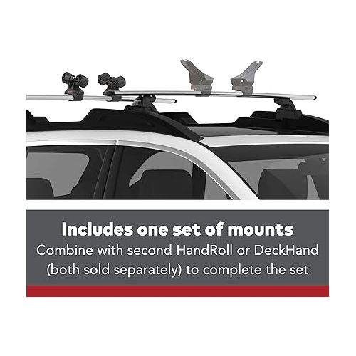  YAKIMA, HandRoll Rooftop Mounted Kayak Rack for Vehicles, One Size Set of Mounts