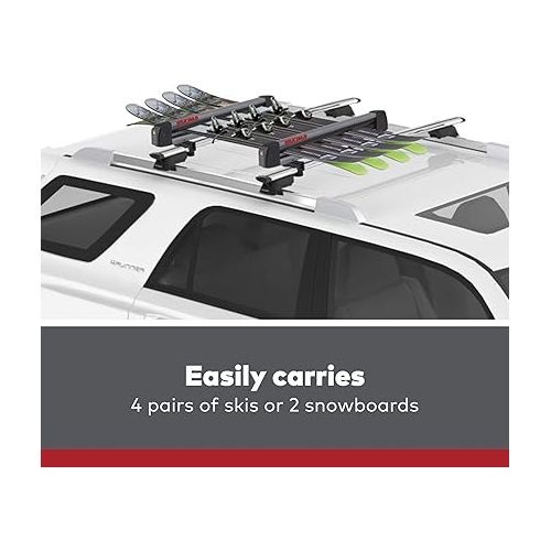  YAKIMA, FreshTrack Ski & Snowboard Mount, Fits Most Roof Racks