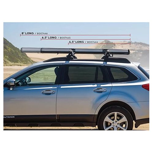  Yakima SlimShady 4.5 Foot Lightweight Roof Mounted Awning with included SKS Lock, Easy to Pitch, and Super Simple Attachment System