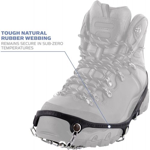  [아마존베스트]Yaktrax Diamond Grip All-Surface Traction Cleats for Walking on Ice and Snow (1 Pair)