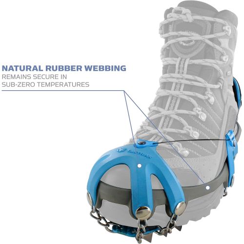  [아마존베스트]Yaktrax Summit Heavy Duty Traction Cleats with Carbon Steel Spikes for Snow and Ice (1 Pair)