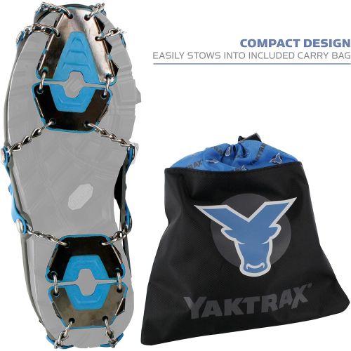  [아마존베스트]Yaktrax Summit Heavy Duty Traction Cleats with Carbon Steel Spikes for Snow and Ice (1 Pair)
