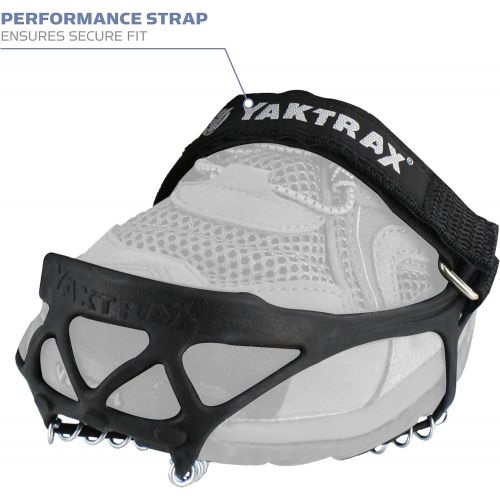  Yaktrax Pro Traction Cleats for Walking, Jogging, or Hiking on Snow and Ice