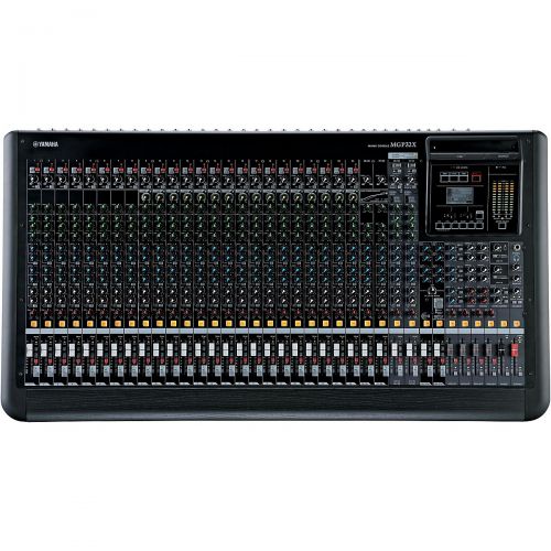 야마하 Yamaha},description:The MGP32X is a 32-channel mixing console with iPhoneiPod connectivity, compression and digital effects. This mixer is appropriate to a wide range of professio