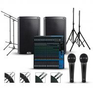 Yamaha Complete PA Package with Yamaha MG20XU 20-channel Mixer and Alto Truesonic 2 Series Speakers