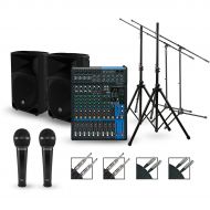 Yamaha Complete PA Package with MG12XU Mixer and Mackie Thump Speakers