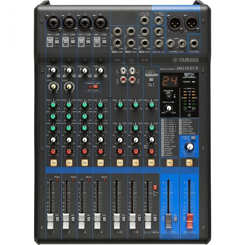 야마하 Yamaha MG10XUF 10-Channel Analog Mixer