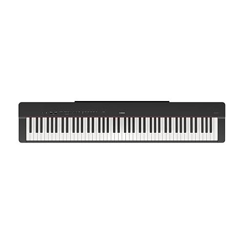 야마하 Yamaha P225B, 88-Key Weighted Action Digital Piano with Power Supply and Sustain Pedal, Black (P225B)