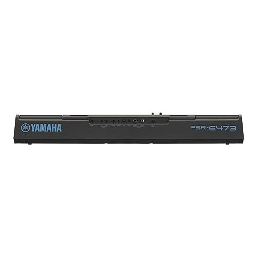 야마하 Yamaha, 61-Key Portable Keyboard (PSRE473), Black