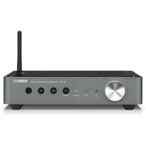 야마하 YAMAHA WXC-50 MusicCast Wireless Streaming Preamplifier (Dark Silver)