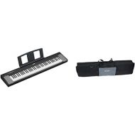 Yamaha 76-Key Piaggero Ultra-Portable Digital Piano Bundle with Keyboard Bag (NP35B + YBNP76)