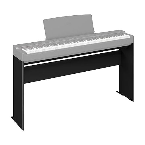 야마하 Yamaha P225B, 88-Key Weighted Action Digital Piano with Power Supply and Sustain Pedal, Black (P225B) & L200B Furniture Stand for P225B Weighted Digital Piano, Black