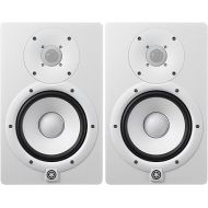 Yamaha HS7W 6.5-Inch Powered Studio Monitor (White, 2-Pack) Bundle (2 Items)