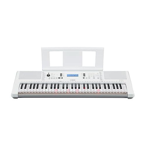 야마하 Yamaha EZ300 61-Key Portable Keyboard with Lighted Keys and PA130 Power Adapter