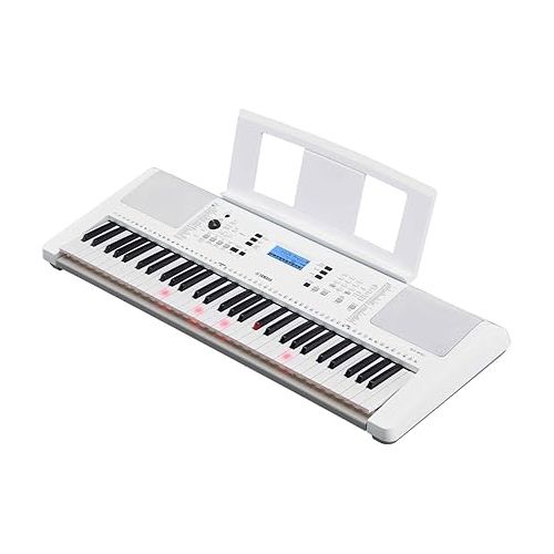 야마하 Yamaha EZ300 61-Key Portable Keyboard with Lighted Keys and PA130 Power Adapter