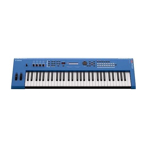 야마하 Yamaha MX61 Music Production Synthesizer, Blue