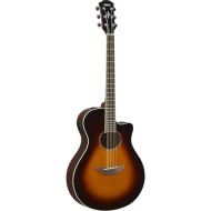 Yamaha APX600 OVS Thin Body Acoustic-Electric Guitar, Old Violin Sunburst