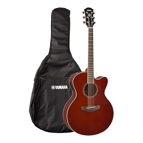 야마하 Yamaha CPX600 RTB Acoustic-Electric Guitar, Rootbeer
