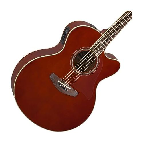 야마하 Yamaha CPX600 RTB Acoustic-Electric Guitar, Rootbeer